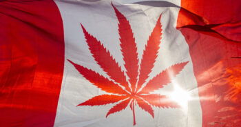 Cannada cannabis flagga
