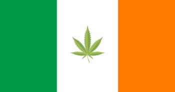 Irland cannabis flagga