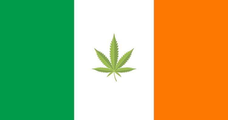 Irland cannabis flagga