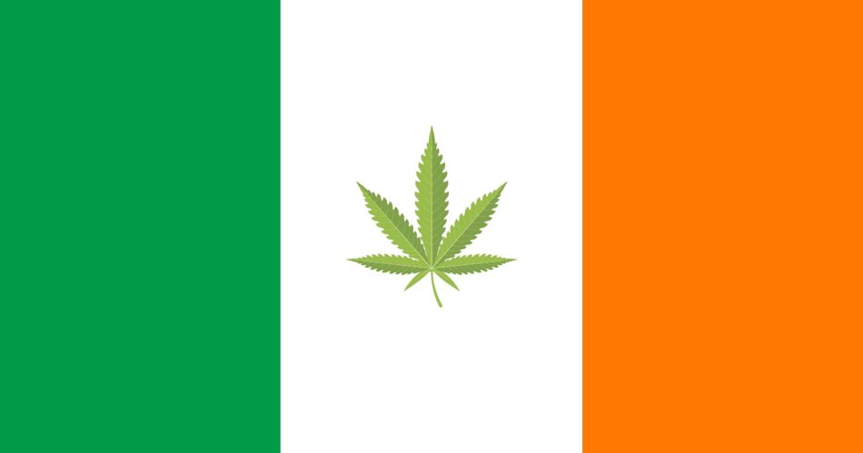 Irland cannabis flagga