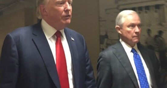 Donald Trump och Jeff Sessions