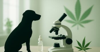 Forskning om CBD och hundcancer i laboratoriemiljö