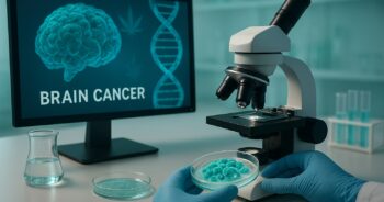 Forskare studerar cannabinoider mot glioblastom i laboratorium