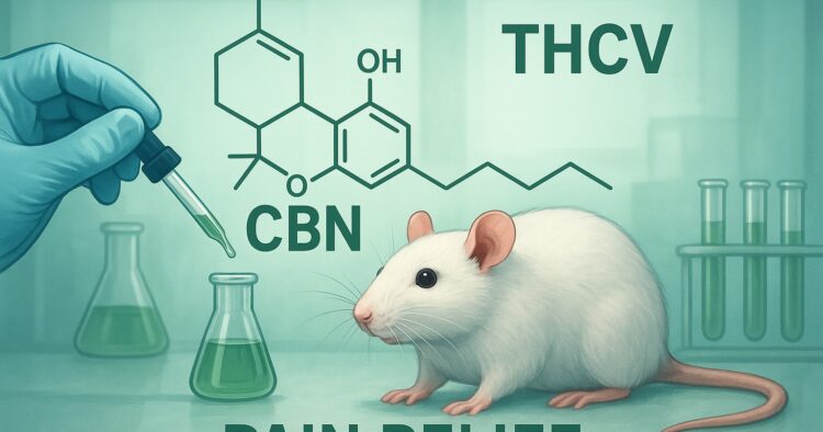 Illustration av cannabisforskning om CBN och THCV vid inflammatorisk smärta