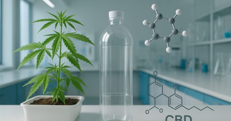 Hampa och CBD används i ny hållbar plast i laboratoriet