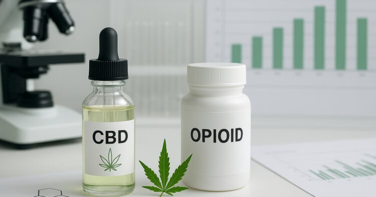 CBD och oxycodon i en medicinsk forskningsmiljö