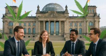 Berlin med tysk politik och cannabisdebatt i fokus
