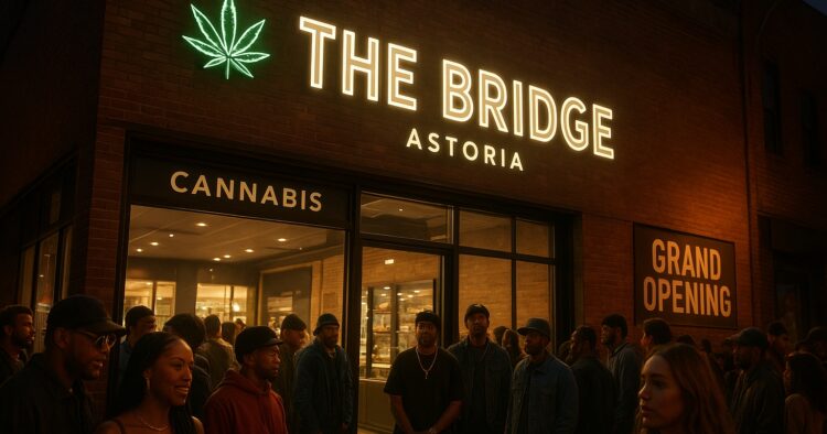 Havoc öppnar den lagliga cannabisbutiken The Bridge i Astoria.