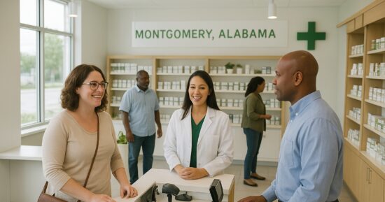 Första medicinska cannabisförsäljningen i Alabama i en ljus och modern dispensär
