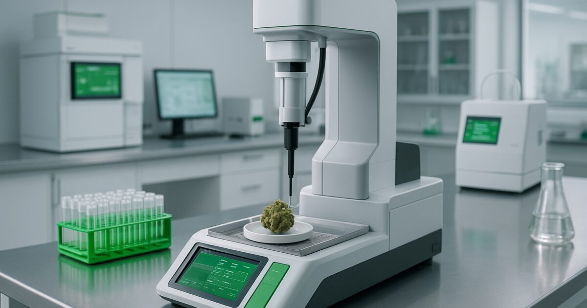 Ny robot tester cannabis for plantevernmidler raskere og grønnere