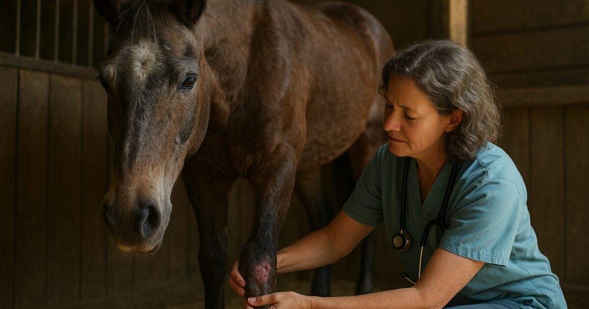 Cannabisolie gav en alvorlig syg hest lindring