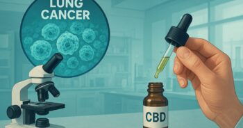 CBD og lungekræftforskning i laboratoriemiljø