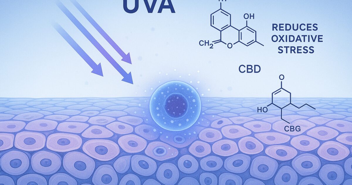 CBD og CBG kan reducere UVA-skader i hudceller.