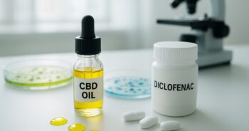 CBD og diklofenak i laboratoriet mot bakterier