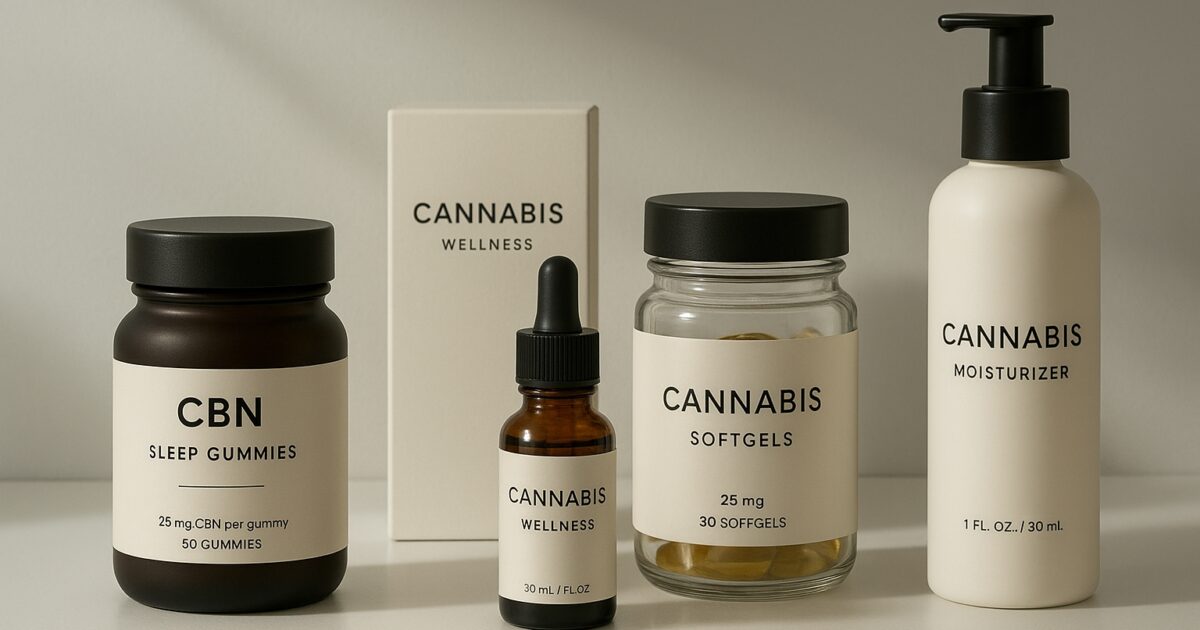 CBN-produkter til søvn og velvære