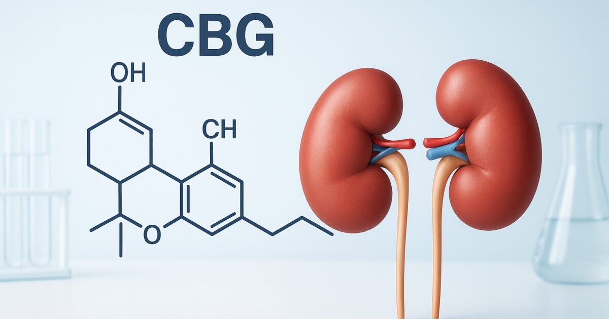 Illustration av CBG och njurar i en medicinsk forskningsmiljö