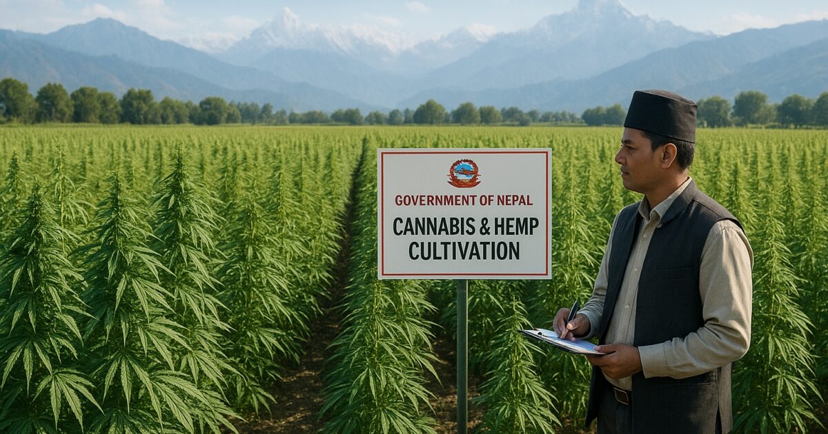 Regulert cannabisdyrking i Gandaki-provinsen, Nepal