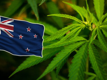 Nya Zealand cannabis flagga
