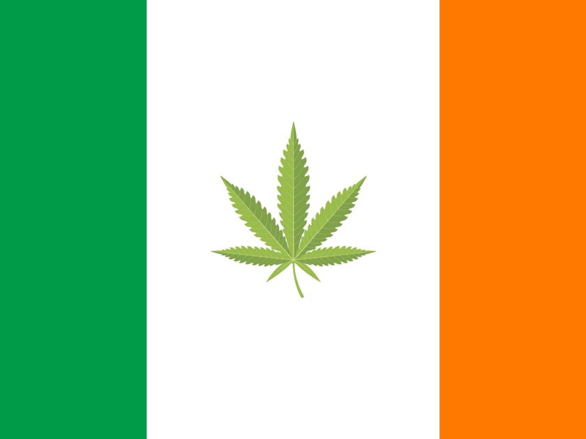 Irland cannabis flagga